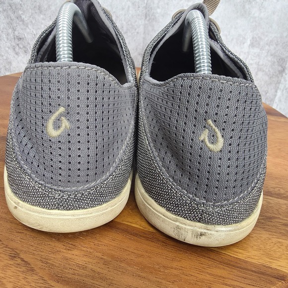 OluKai Nohea Moku Sneakers Men‎ 11 M Gray Slip On Comfort Casual Shoes Low Top main image 8
